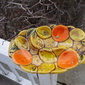 Great Stlye 70s Inarco Japan Lemon And Orange Dish
